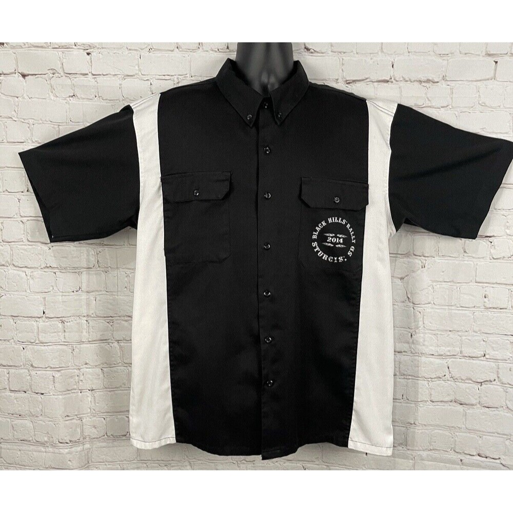 2014 Biker's Pride "Black Hills‎ Rally" Sturgis, SD Black & White Men's XL